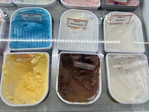 Sorbet and vegan ice cream  at Reddy's Marvellous Dessert Parlour in Aberdeen