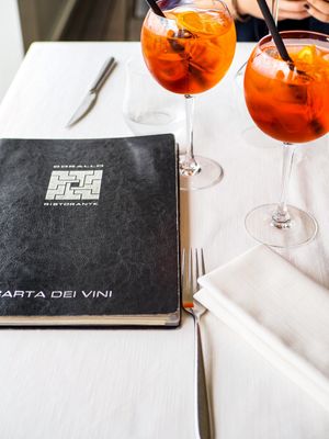 Beautiful setting at Ristorante Corallo in Vallecrosia