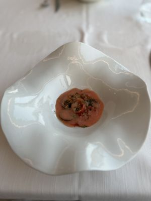 Medley of tomatoes at Ristorante Corallo in Vallecrosia