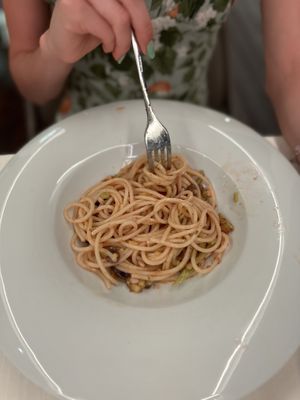 Spaghetti  at Ristorante Corallo in Vallecrosia