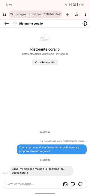  at Ristorante Corallo in Vallecrosia