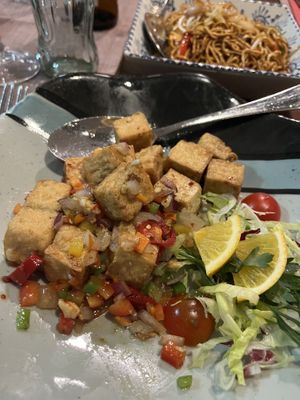 Salt and Pepper tofu (the best!)   at Sakura in Benalmadena