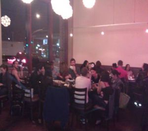 interior - vegan drinks meetup at EVO Kitchen in West Hollywood