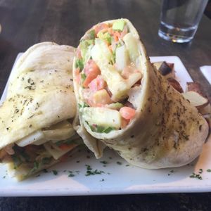 avocado wrap at EVO Kitchen in West Hollywood