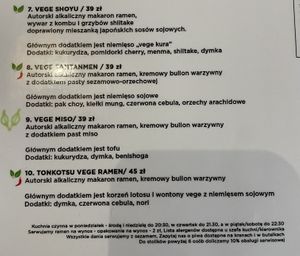Vegan options  at BAZA by Deer Bear in Torun