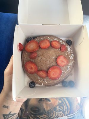 Gluten free pancakes  at Zero - Healthy Bar & Poke in Salerno