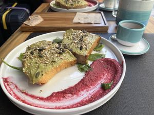 Avo toast🥑  at Zero - Healthy Bar & Poke in Salerno