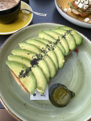 Avocado Toast   at La Malaka in Cartagena