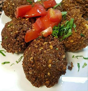 Falafel at Restaurante El Coto Libanes in Gran Canaria
