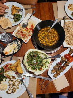 More food at Restaurante El Coto Libanes in Gran Canaria