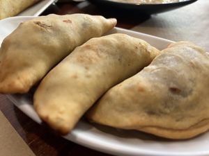 Empanadilla de carne vegetal   at Restaurante El Coto Libanes in Gran Canaria