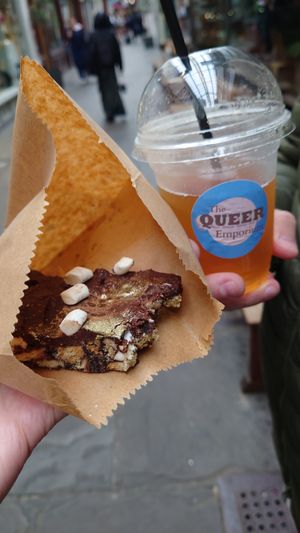 Best cake evaaaaaah at The Queer Emporium in Cardiff