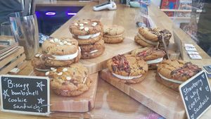 Cakes - all vegan at The Queer Emporium in Cardiff