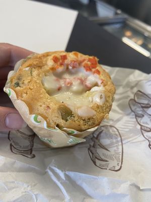 Vegan pumpkin carrot muffin   at Mensa Morgenstelle in Tubingen