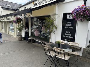 Lovely little place with tables outside  at oHSo in Enniskerry