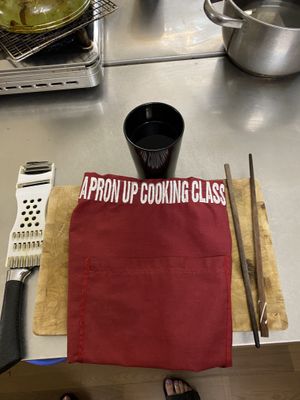   at Apron Up Cooking Class in Hanoi