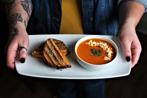 Honey G.O.A.T. Grilled Cheese at Undergrowth Coffee in New Orleans