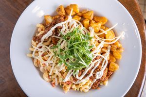 Vegan "Compost" Plate- a delicious vegan take on a WNY staple. at Undergrowth Coffee in New Orleans