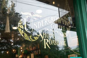 Front Window at Undergrowth Coffee in New Orleans
