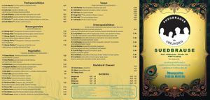 Menu Mo - Fr 14:00, Sa - So 10:30 - 2 at Suedbrause Bei Freunden in Leipzig