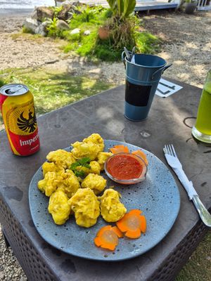 Vegane Pakoras at Chico's in Montezuma