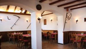 Der rustikale Innenbereich at Gasthaus Tenne in Boppard