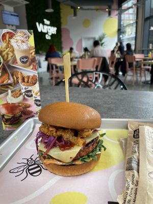 BBQ ‘Pork’ Vurger  at The Vurger Co in Manchester