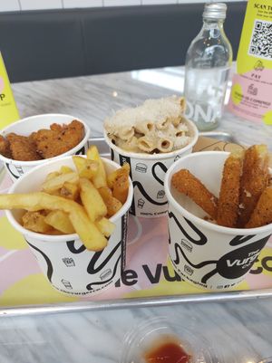 Cold sides at The Vurger Co in Manchester