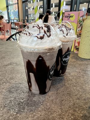 Oreo and hazelnut chocolate milk shake  at The Vurger Co in Manchester
