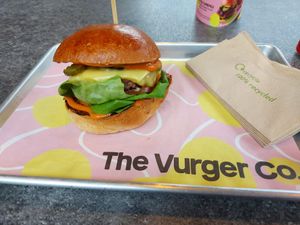 The New York Melt...just wauw, an amazing burger. at The Vurger Co in Manchester