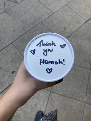 Thoughtful packaging!  at The Vurger Co in Manchester