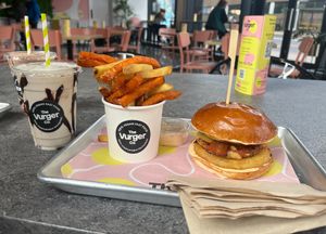 Burger, sweet potato fries & shakes at The Vurger Co in Manchester