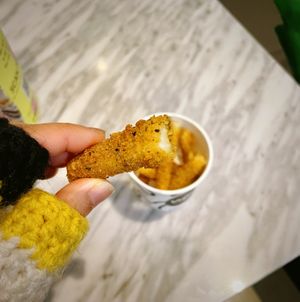 Mozzarella sticks  at The Vurger Co in Manchester