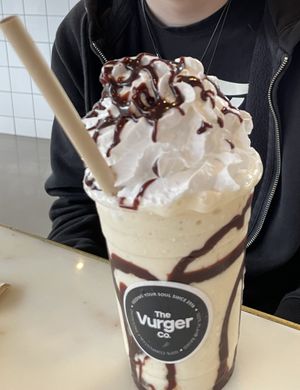 Banoffee (vegan) milkshake   at The Vurger Co in Manchester
