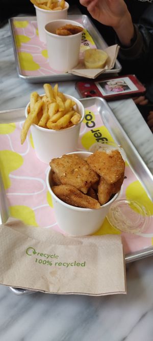 Tenders and fries at The Vurger Co in Manchester