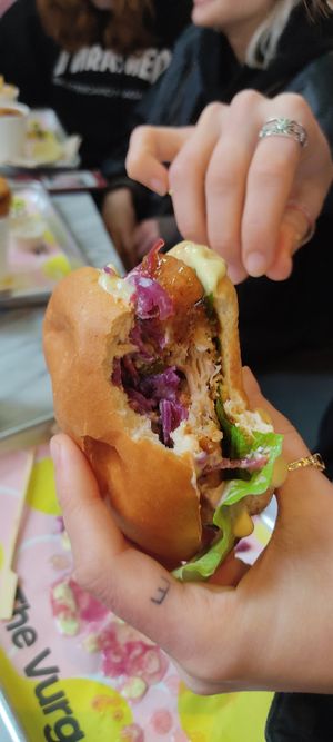 'Honey' burger at The Vurger Co in Manchester