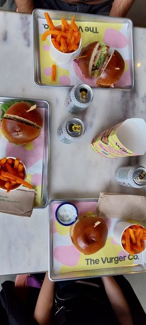 Tasty burghers 🔥 at The Vurger Co in Manchester