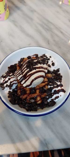 Oreo waffles at The Vurger Co in Manchester