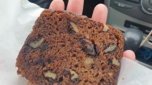 Date and walnut at The Golden Bean in Bendigo