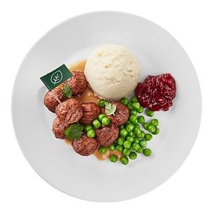 Plant balls and green peas at IKEA in Kowloon