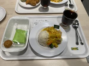 deliciou plant based chicken (Heura from Spain)!!  at IKEA in Kowloon
