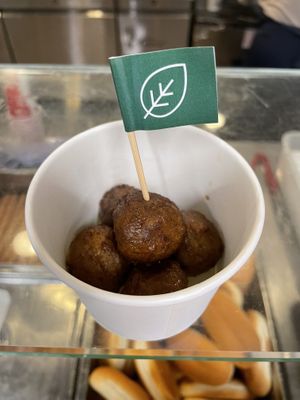 Plant based meatballs  at IKEA in Kowloon