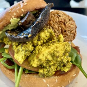 Breakfast bagel  at Soulfoods in Officer