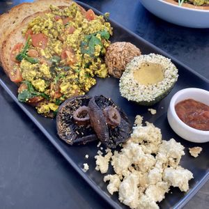 Big vegan breakfast  at Soulfoods in Officer