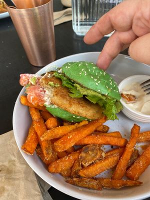 Chicky burger  at Soulfoods in Officer