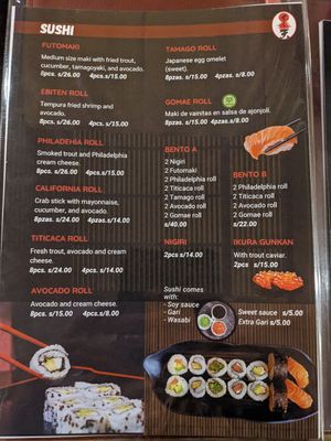  at Sushi Ten Bento in Puno