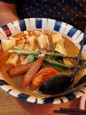 Spicy Veggie Shoyu Ramen at Takumi in The Hague