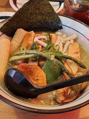 Veggie Shoyu Ramen at Takumi in The Hague