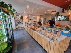 Counter/shop at M'adam Traiteur in Bruges