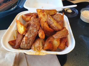 Wedges at Vegan Sandwich Co in Dublin